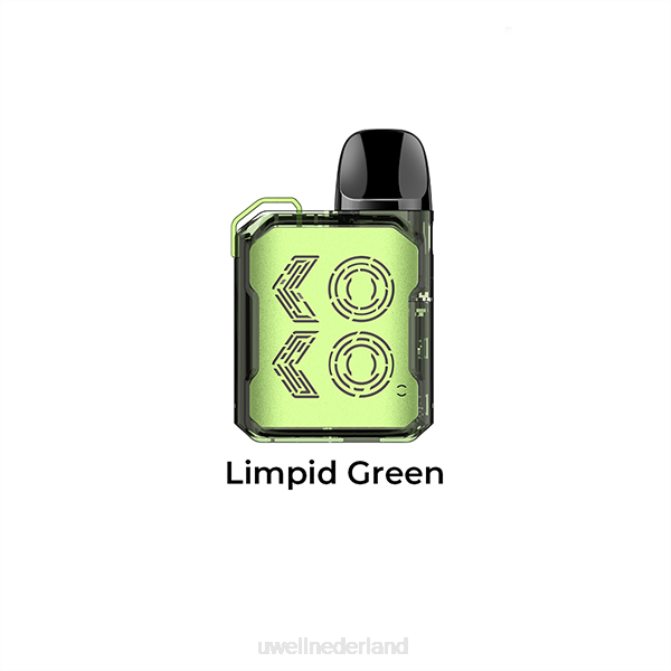 FXZZ104 UWELL CALIBURN GK2 pod-kit - UWELL vape flavours helder groen