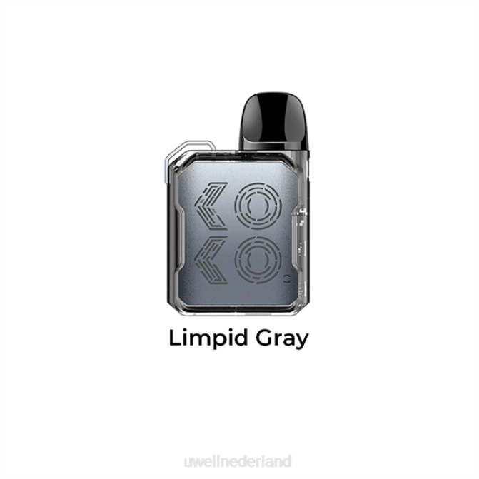 FXZZ105 UWELL CALIBURN GK2 pod-kit - caliburn vape review helder grijs