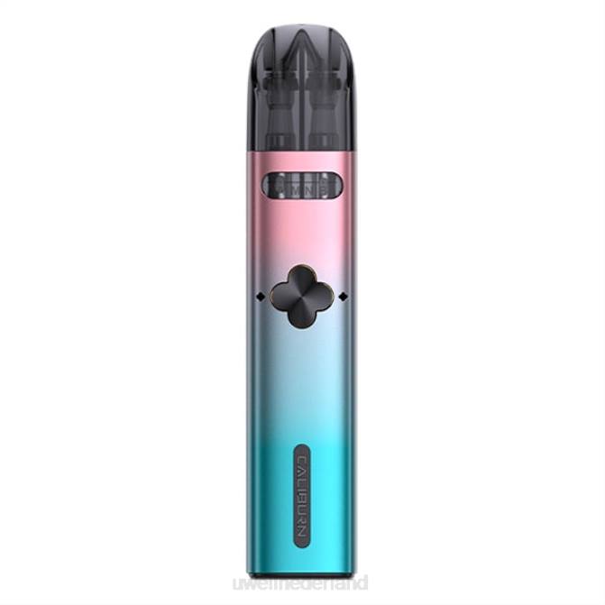 FXZZ167 UWELL CALIBURN EXPLORER kit (pod-systeem) - UWELL disposable vape roze/cyaan