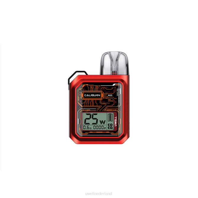 FXZZ172 UWELL CALIBURN GK3 pod-systeem - UWELL Maastricht rood