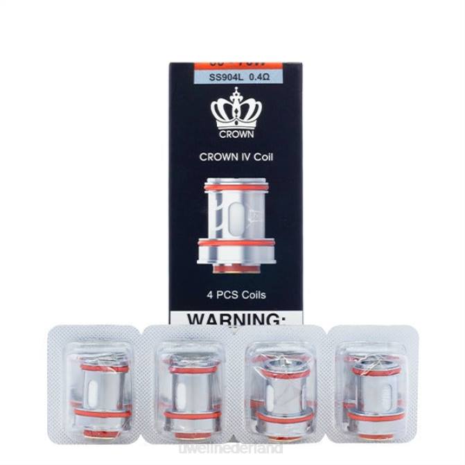 FXZZ182 UWELL CROWN 4 vervangingsspoelen (4-pack) - UWELL Maastricht dubbele spoel 02 ohm