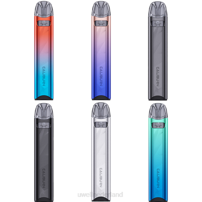 FXZZ23 UWELL CALIBURN A3S kit (pod-systeem) - UWELL vape pods ruimte grijs