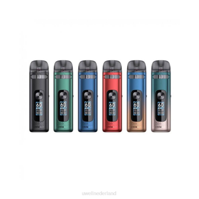 FXZZ233 UWELL CROWN X kit pod-systeem - UWELL vape pods zwart