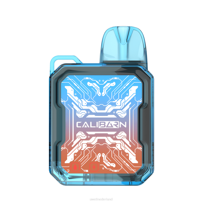 FXZZ277 UWELL CALIBURN bar b6000 wegwerpdamp - UWELL disposable vape blauw razz-ijs