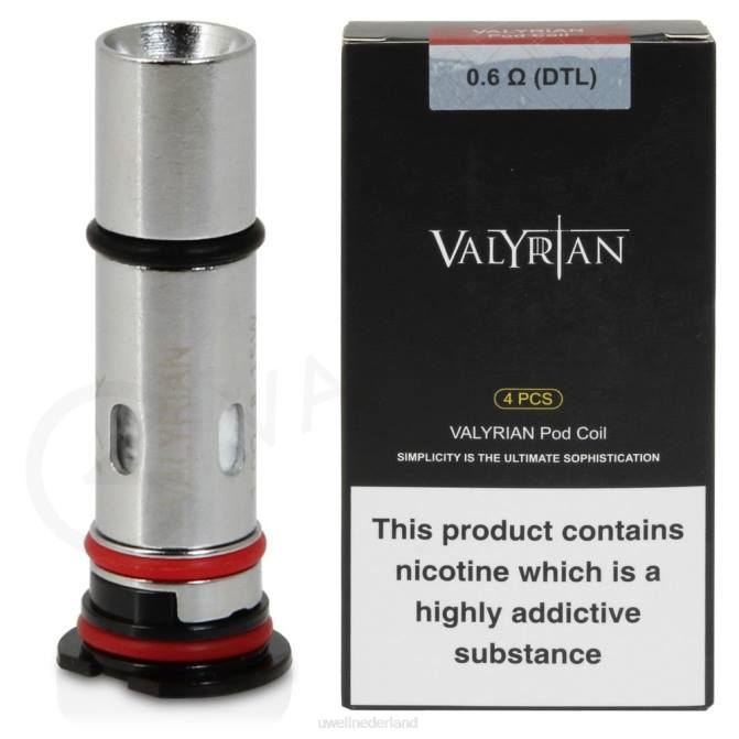 FXZZ34 UWELL VALYRIAN Pod-vervangingsspoelen (4-pack) - UWELL vape flavours 06 ohm dtl