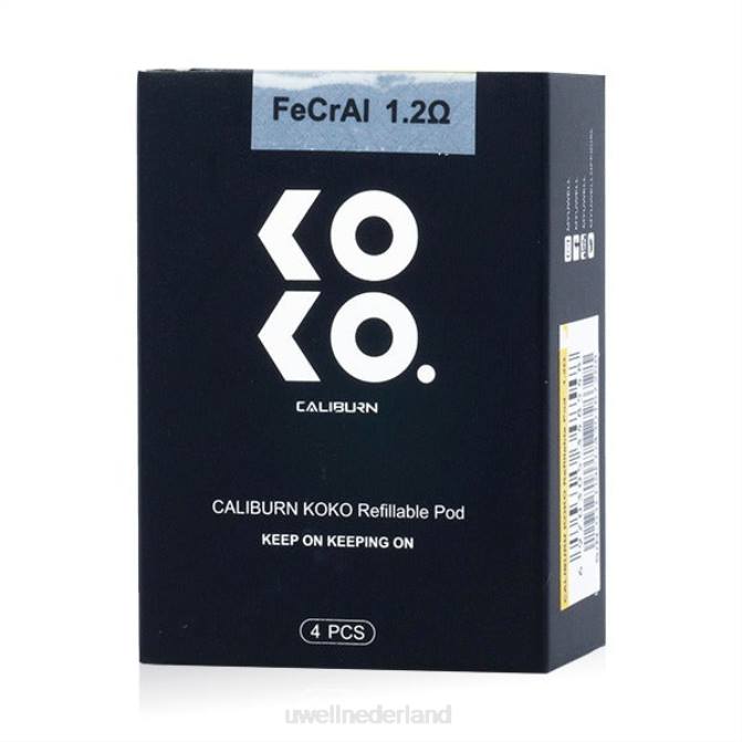 FXZZ95 UWELL CALIBURN KOKO peulen (4-pack) - caliburn vape review 12 ohm