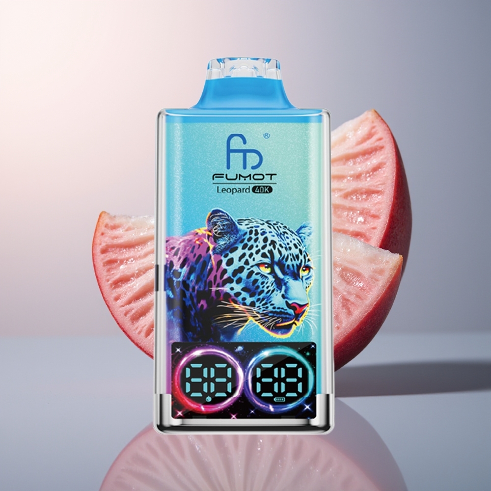 Fumot Leopard 40K Perzikbes Dual Mesh 5 Nicotine