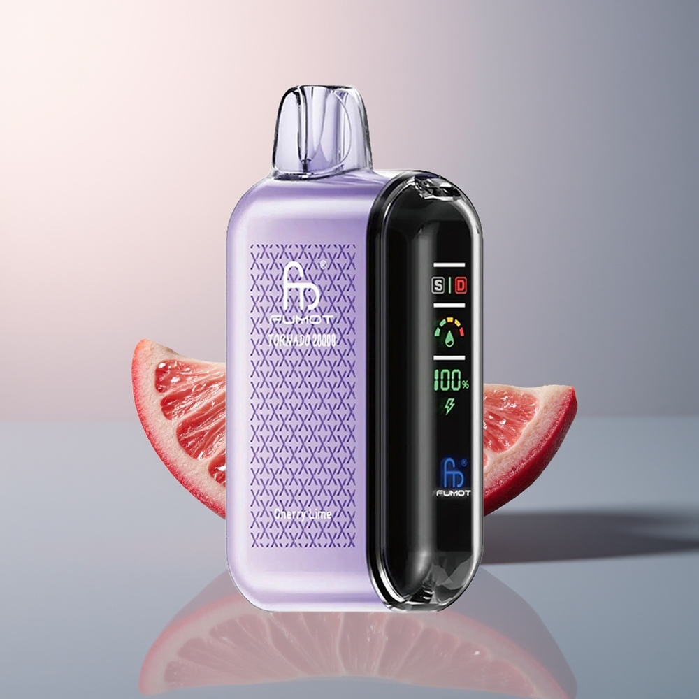 Fumot Tornado 20000 Kers Limoen Dual Mesh Coil Smart Display