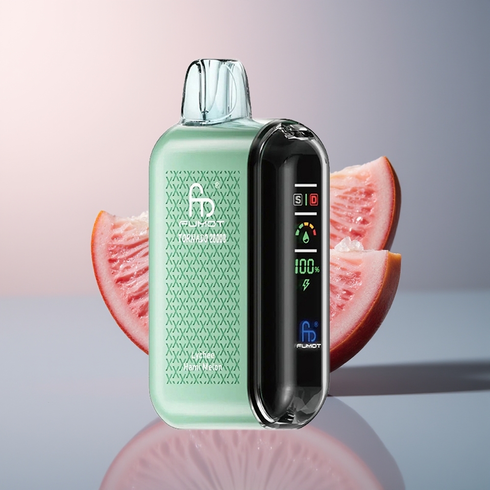 Fumot Tornado 20000 Lychee Hami Melon Dual Mesh Coil Smart Display