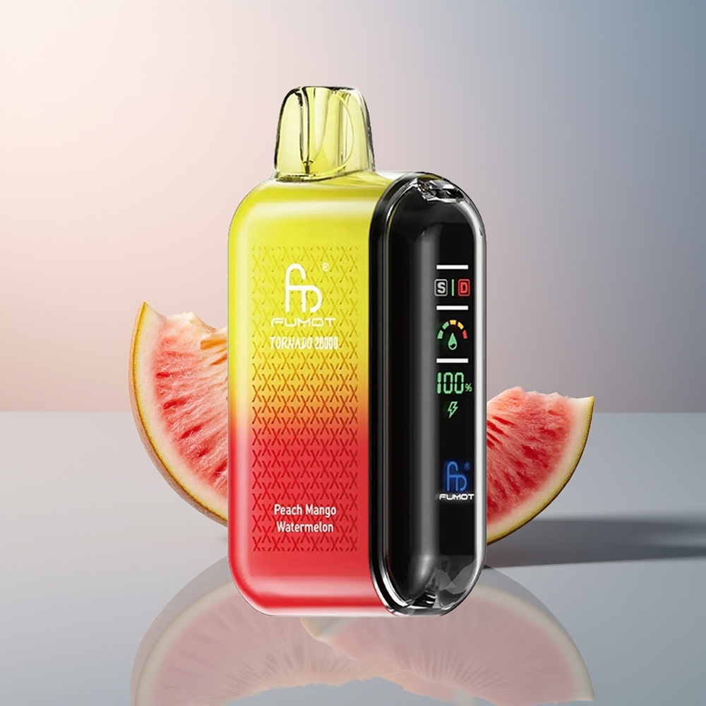 Fumot Tornado 20000 Perzik Mango Watermeloen Dual Mesh 20ml