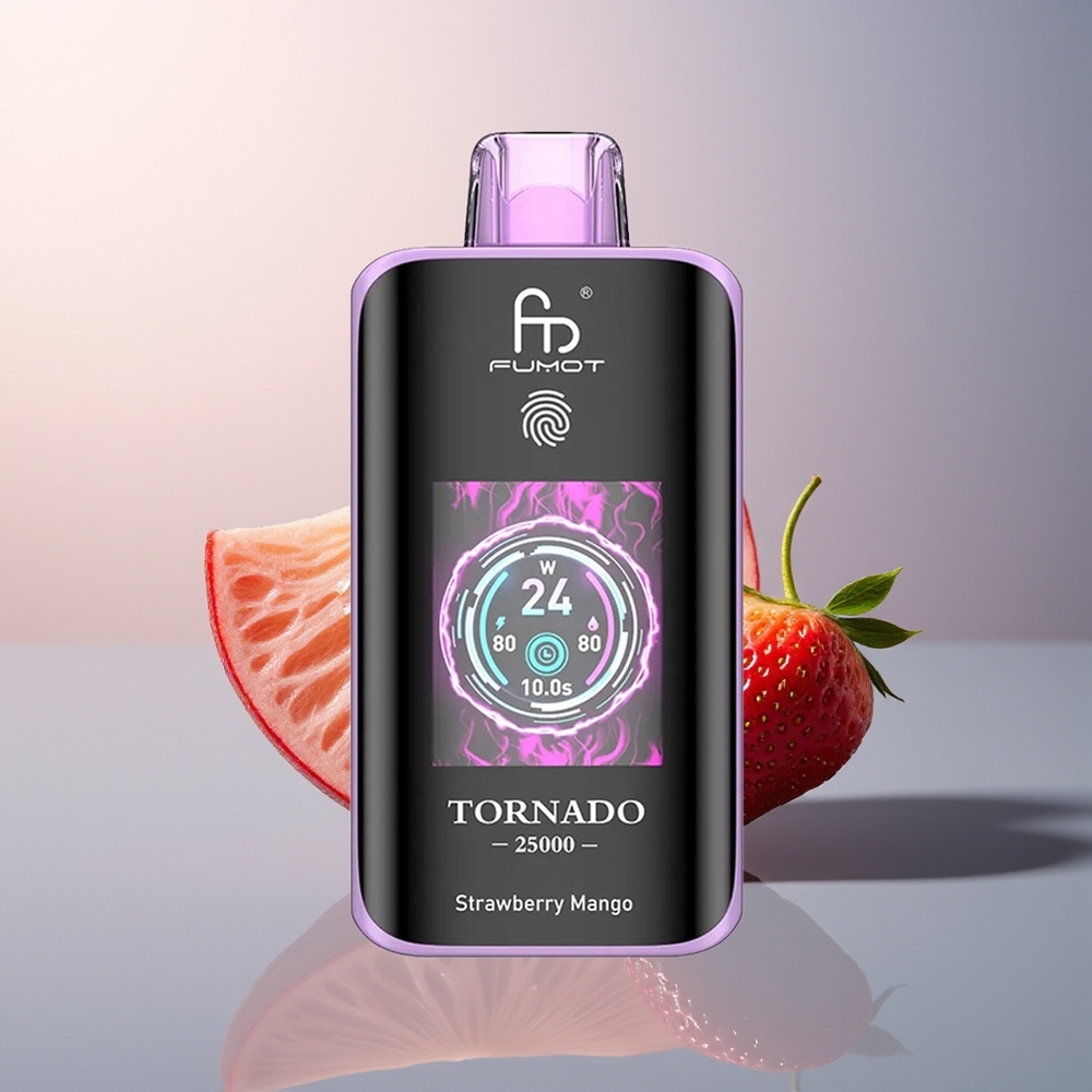 Fumot Tornado 25000 Aardbei Mango HD Scherm 700mAh
