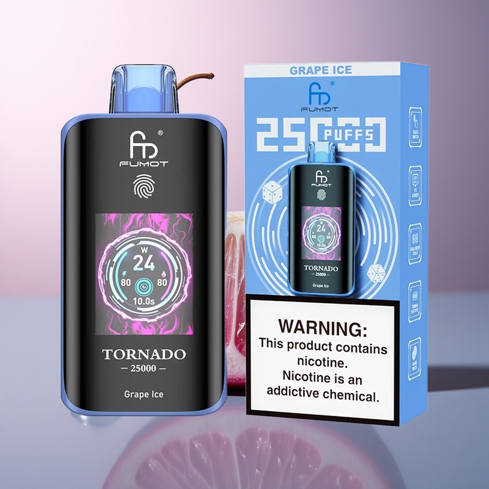 Fumot Tornado 25000 Druif IJs HD Type-C