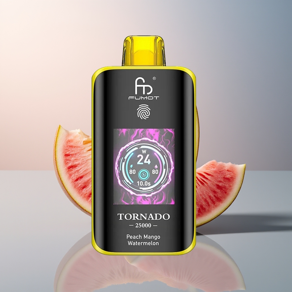 Fumot Tornado 25000 Perzik Mango Watermeloen HD Type-C