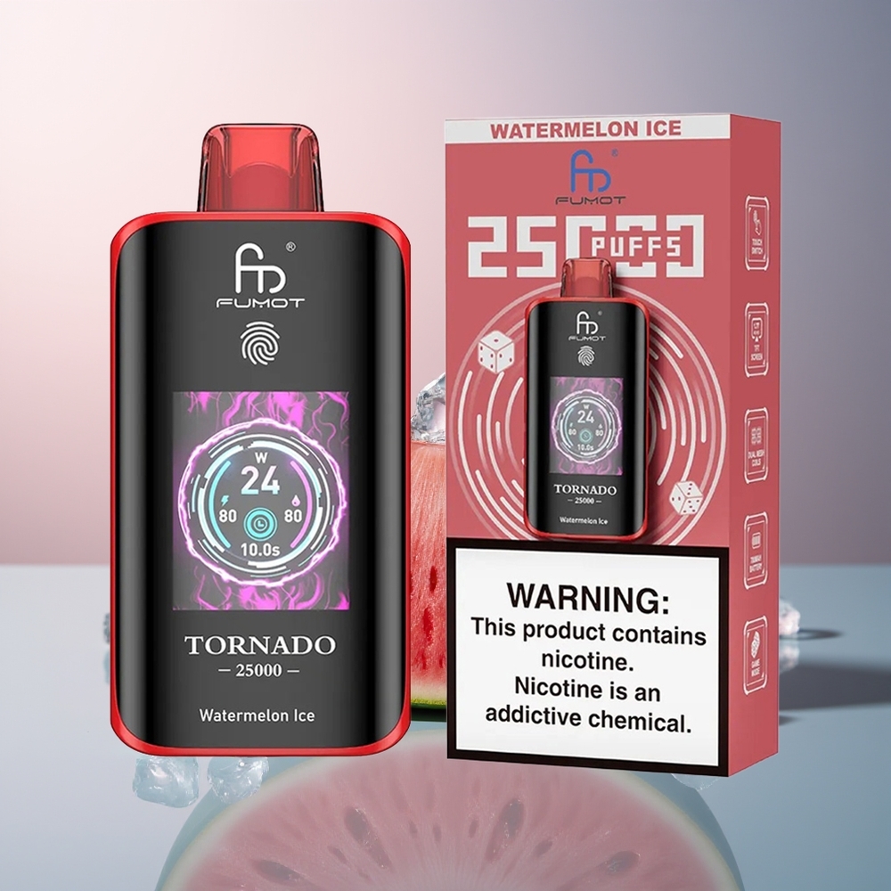 Fumot Tornado 25000 Watermeloen IJs HD Type-C