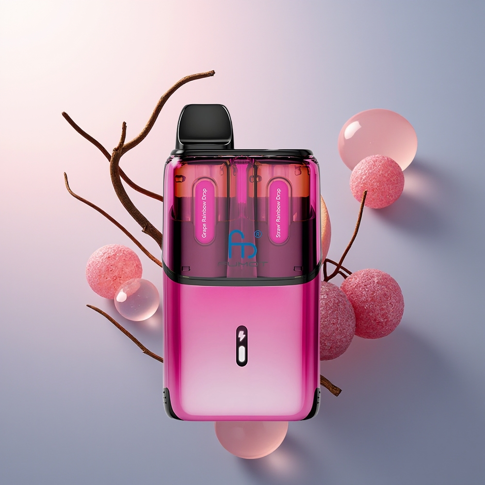 Fumot Ultra T32000 Aardbei Regenboog Druppels - 800mAh Type-C Snelladen