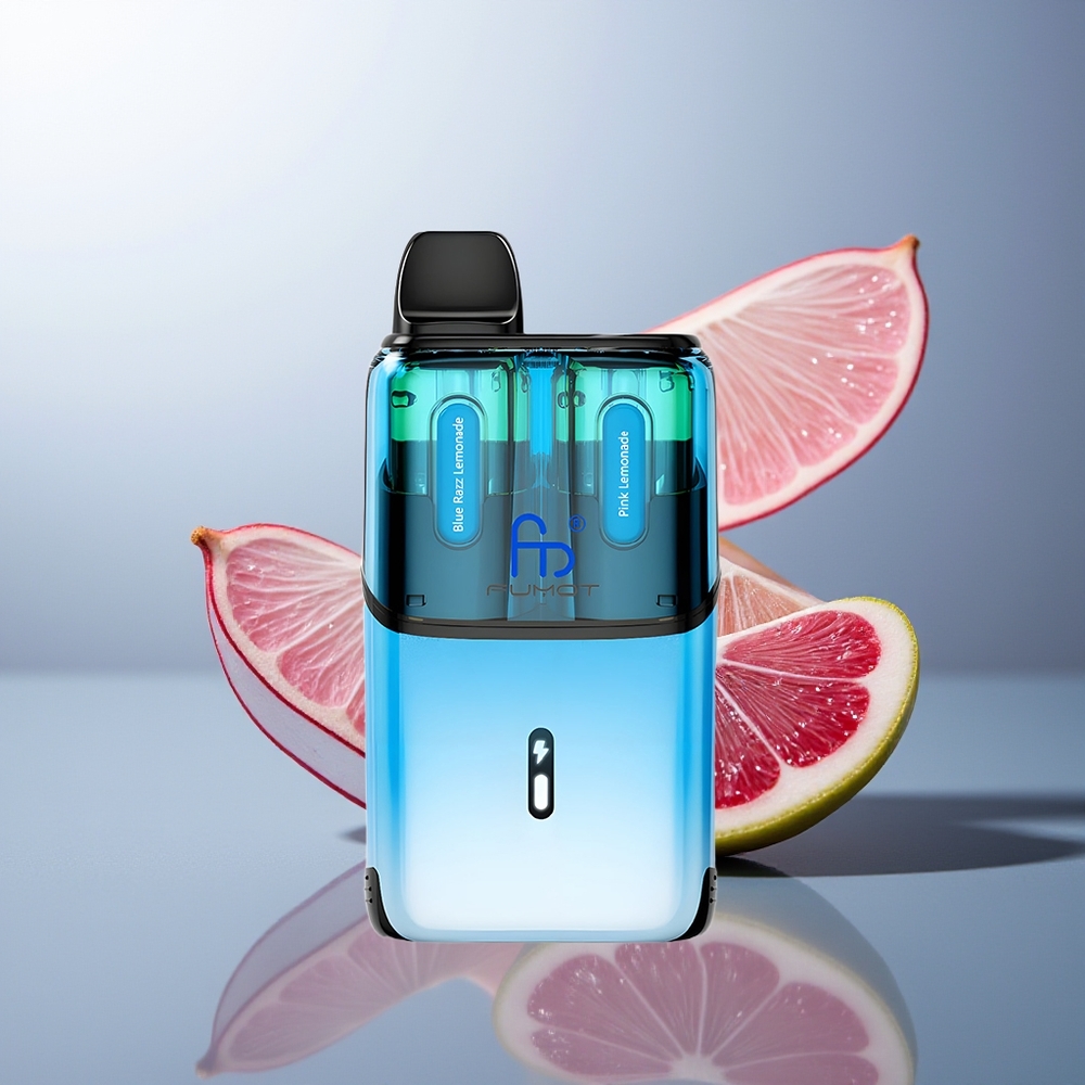 Fumot Ultra T32000 Blauwe Framboos Citroenlimonade - Roze Limonade met Geavanceerde Mesh Coil en Type-C Opladen