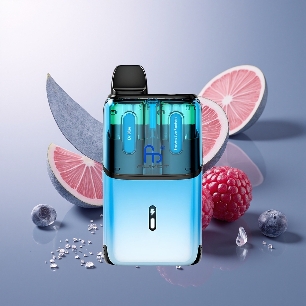 Fumot Ultra T32000 Dr Blauw - Bosbes Zure Framboos Mesh  Type-C