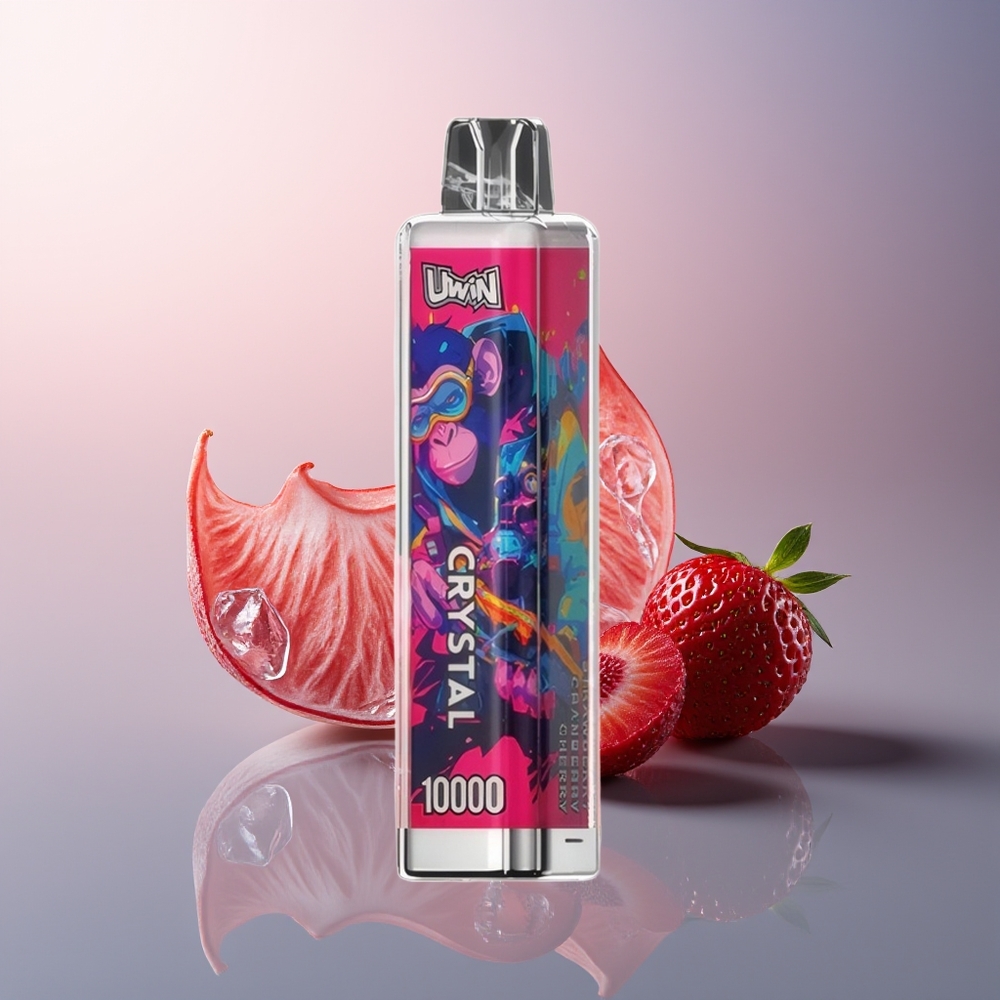 Uwin Crystal 10000 Aardbei Cranberry Kers RGB Mesh Coil