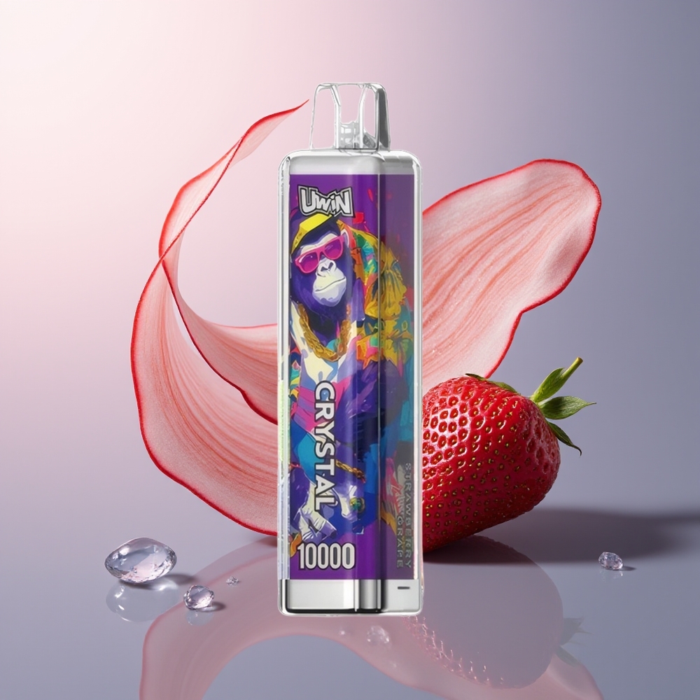 Uwin Crystal 10000 Aardbei Druif RGB Crystal Type-C Mesh
