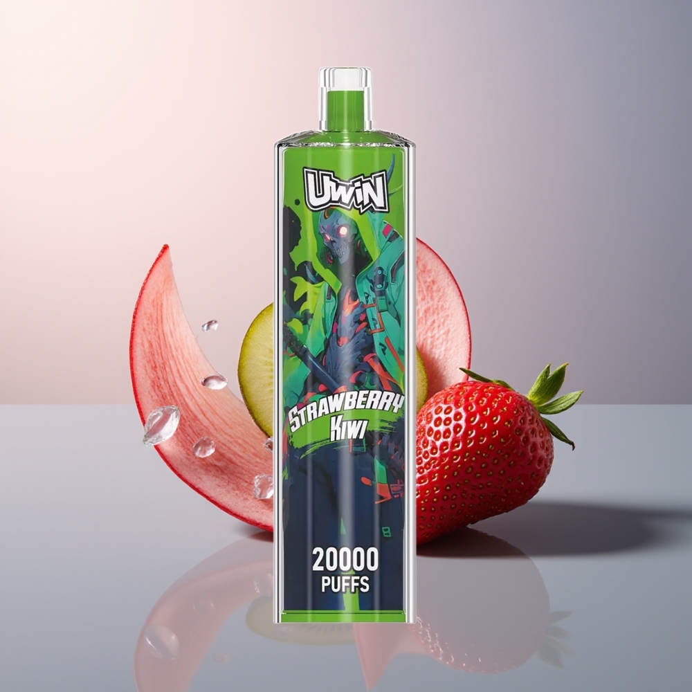 Uwin Shisha Hookah Crystal 20000 Puffs Aardbei Kiwi Mesh Type-C