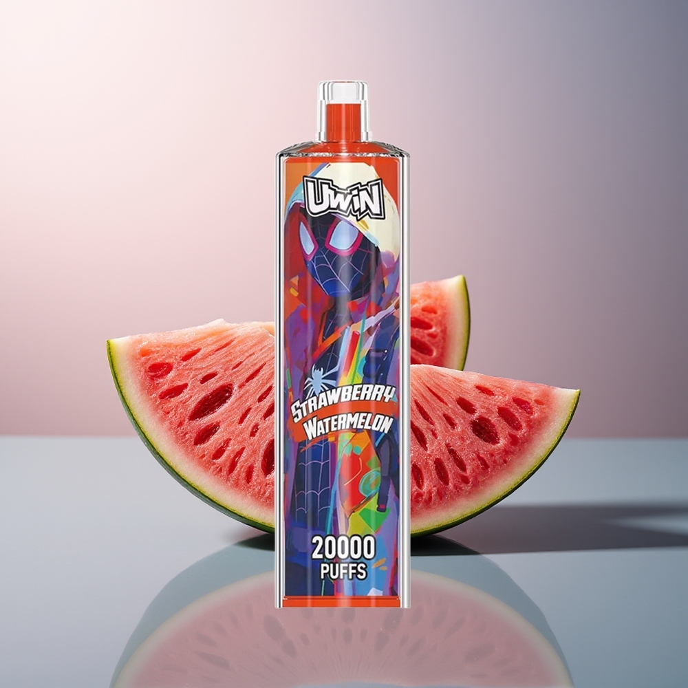 Uwin Shisha Hookah Crystal 20000 Puffs Aardbei Watermeloen Mesh Type-C