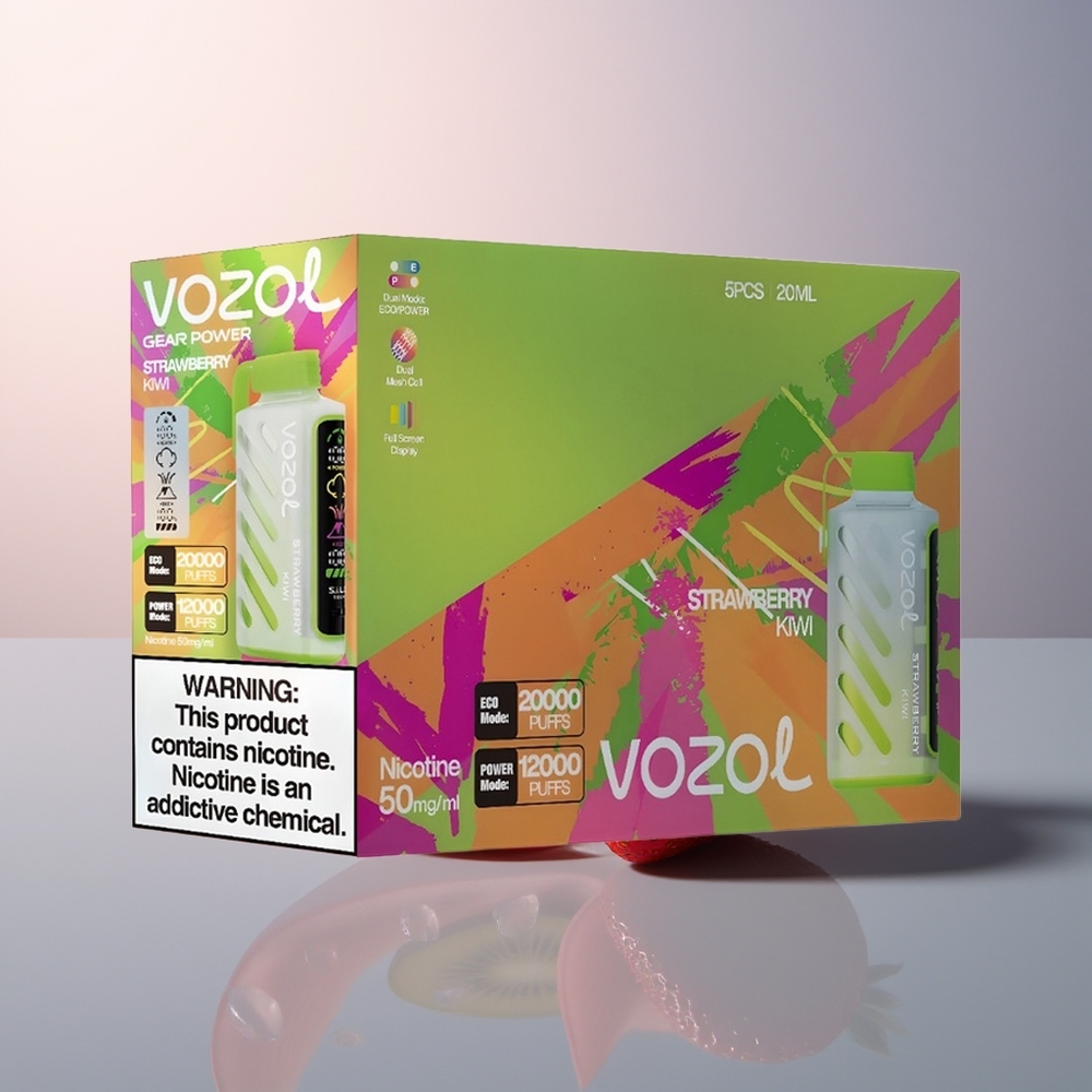 VOZOL Gear Power 20000 Aardbei Kiwi Dual Mesh Volledig Scherm