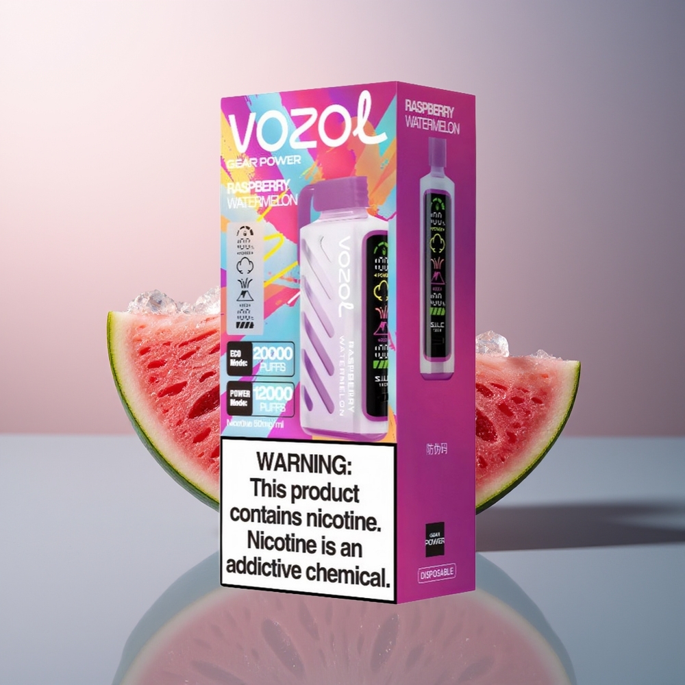 VOZOL Gear Power 20000 Framboos Watermeloen Dual Mesh Volledig Scherm