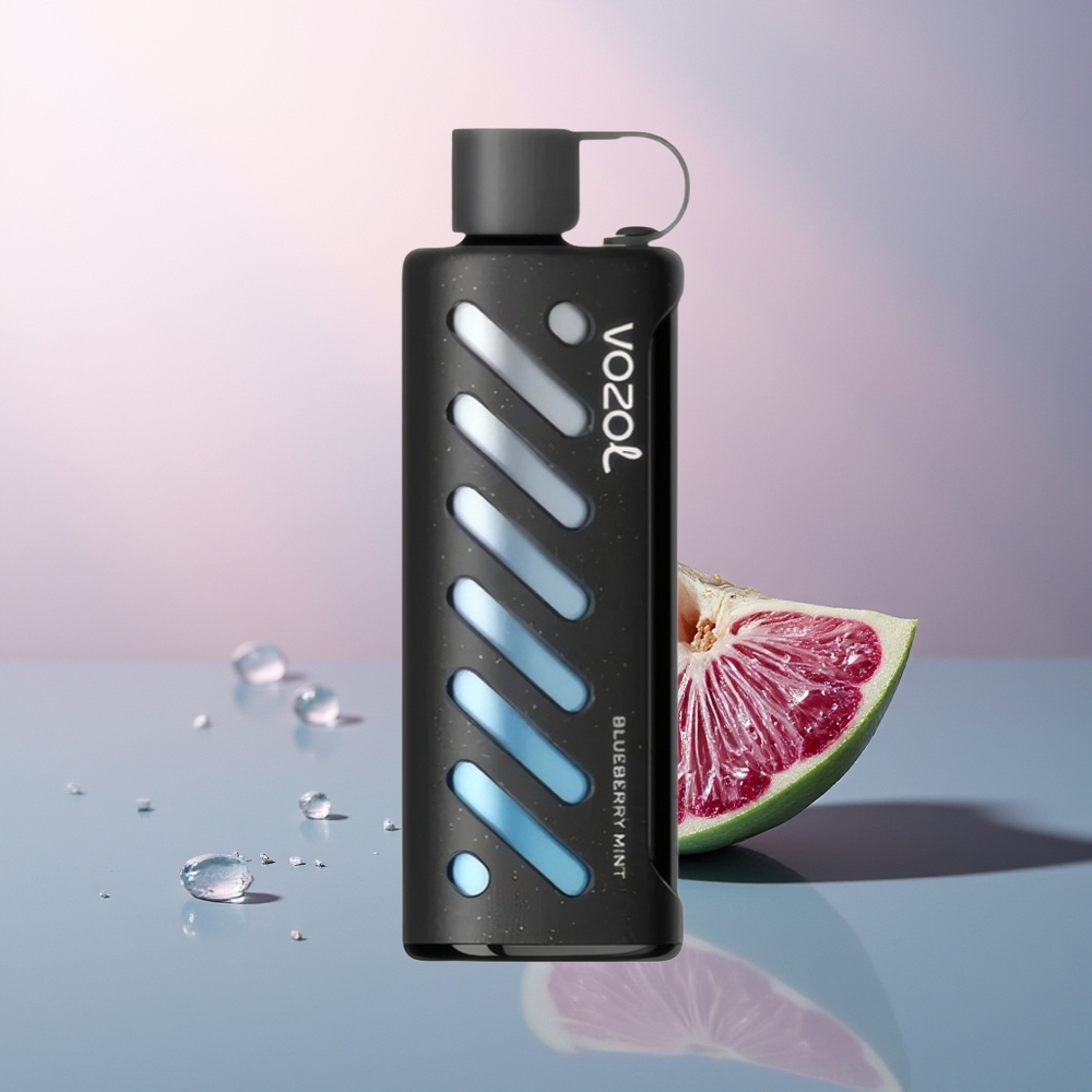 VOZOL Gear Shisha 25000 Blauwe Bes Munt Dual Mesh 5mg