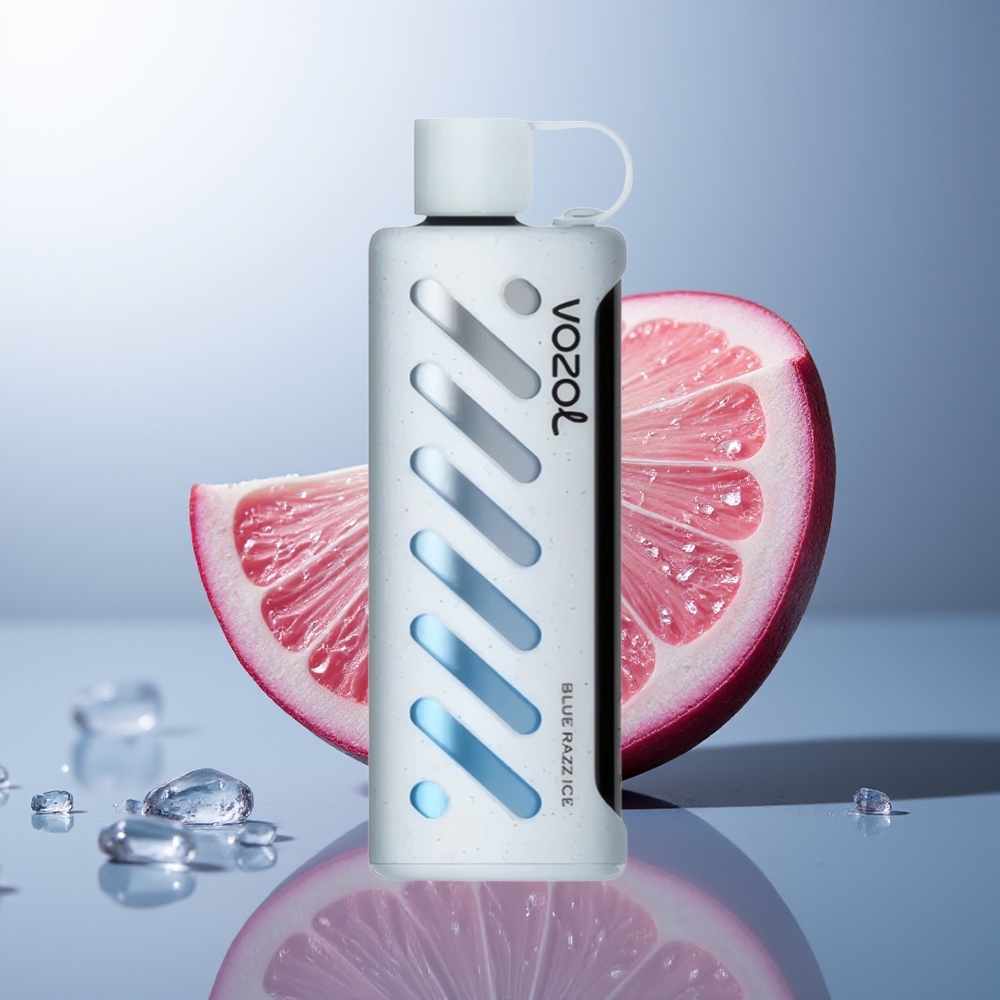 VOZOL Gear Shisha 25000 Blauwe Framboos IJs met Dual Mesh en 5mg/ml