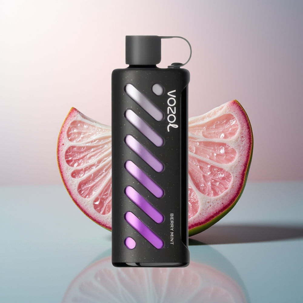 VOZOL Gear Shisha 25000 Bosbes Munt Dual Mesh 5mg