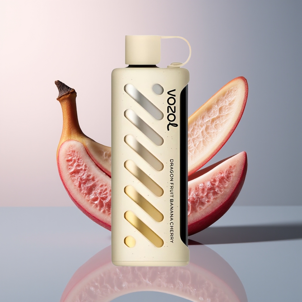 VOZOL Gear Shisha 25000 Drakenvrucht Banaan Kers Dual Mesh 1000mAh