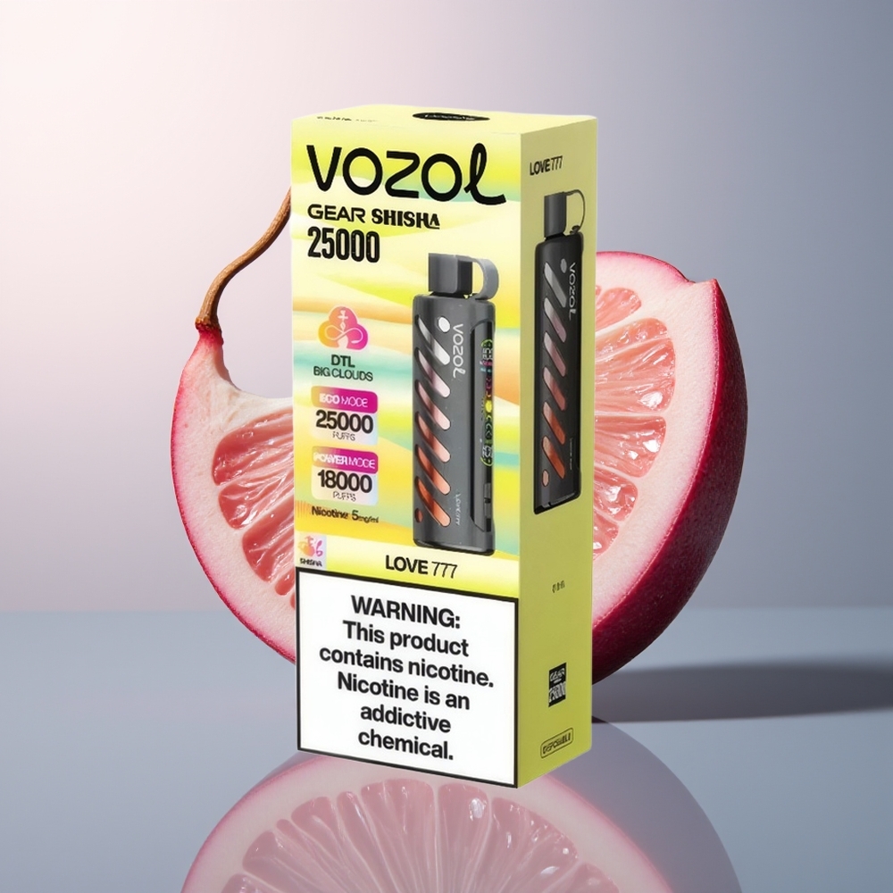 VOZOL Gear Shisha 25000 Liefde 777 Dual Mesh 30 Smaakjes