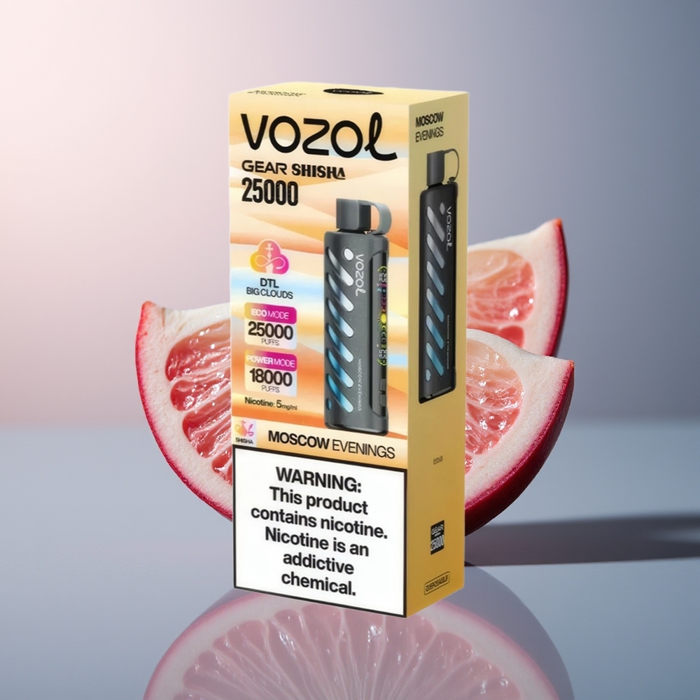 VOZOL Gear Shisha 25000 Moskou Avonden Dual Mesh 1000mAh