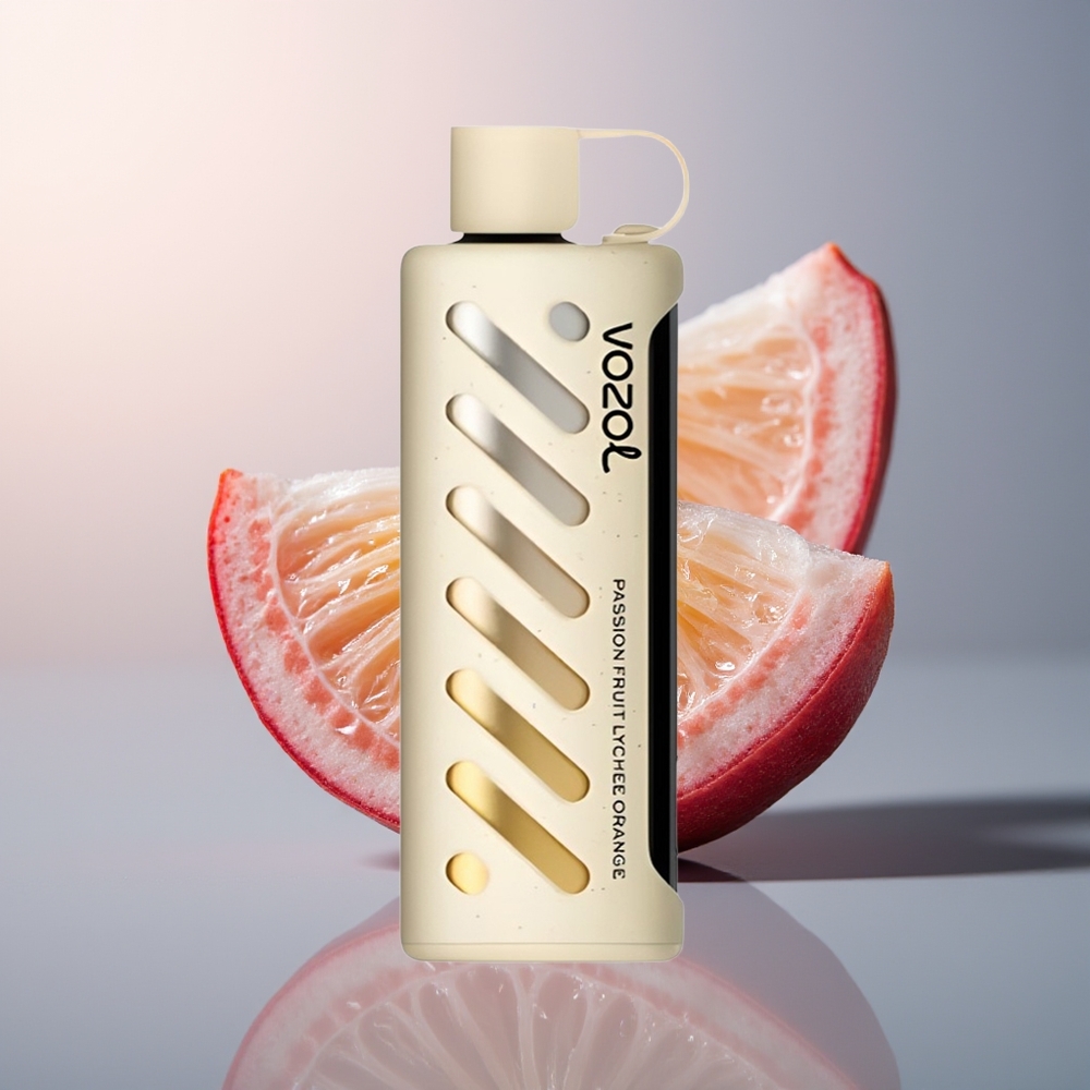 VOZOL Gear Shisha 25000 Passievrucht Lychee Sinaasappel Dual Mesh 5mg