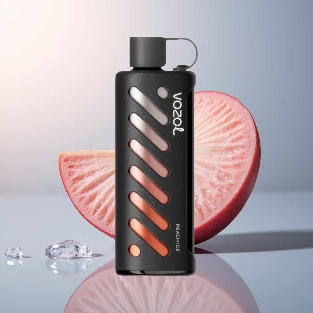 VOZOL Gear Shisha 25000 Perzik IJs Dual Mesh 5mg