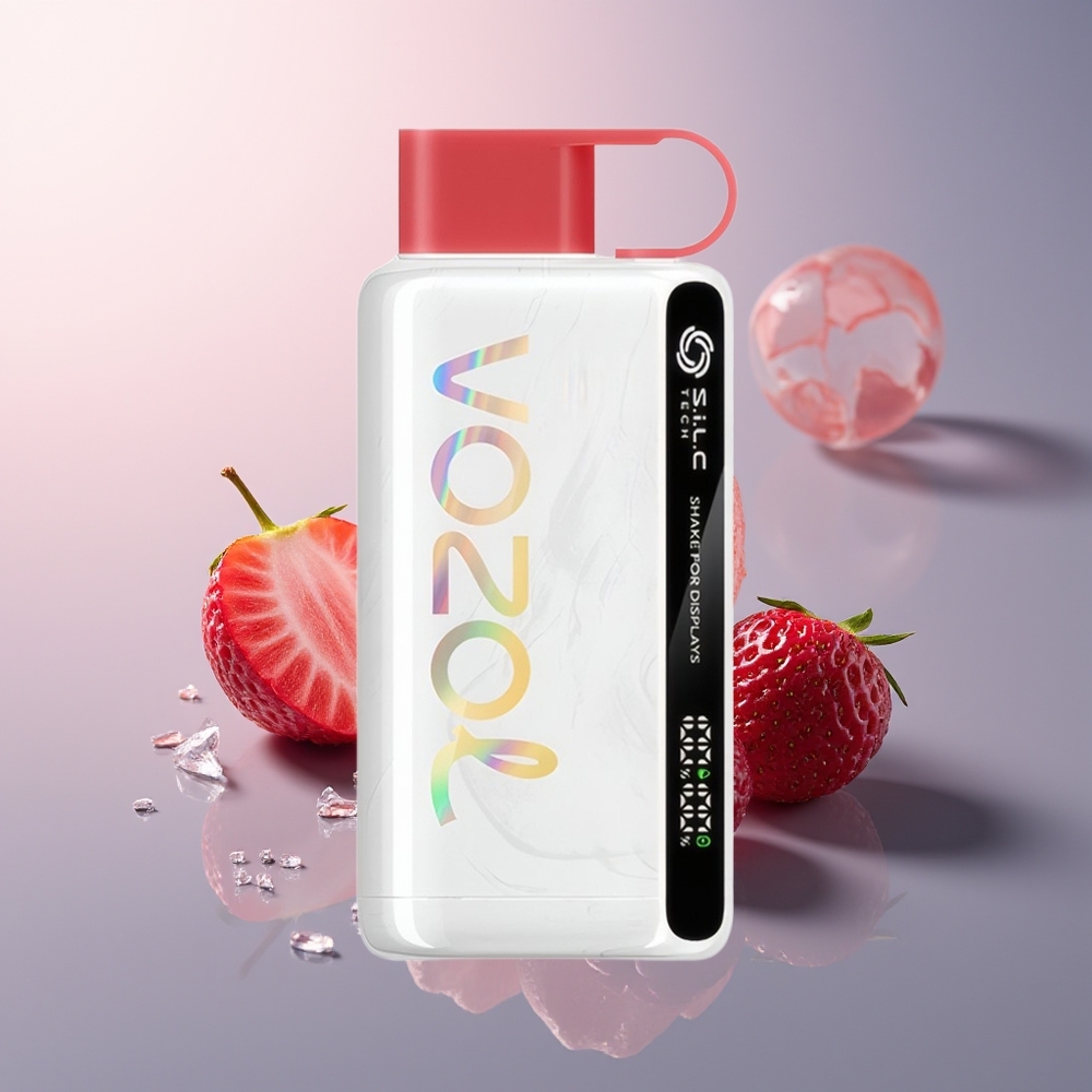 VOZOL STAR 9000/12000 Aardbei Framboos Kers Met Recycled Plastic en Snellere Oplading