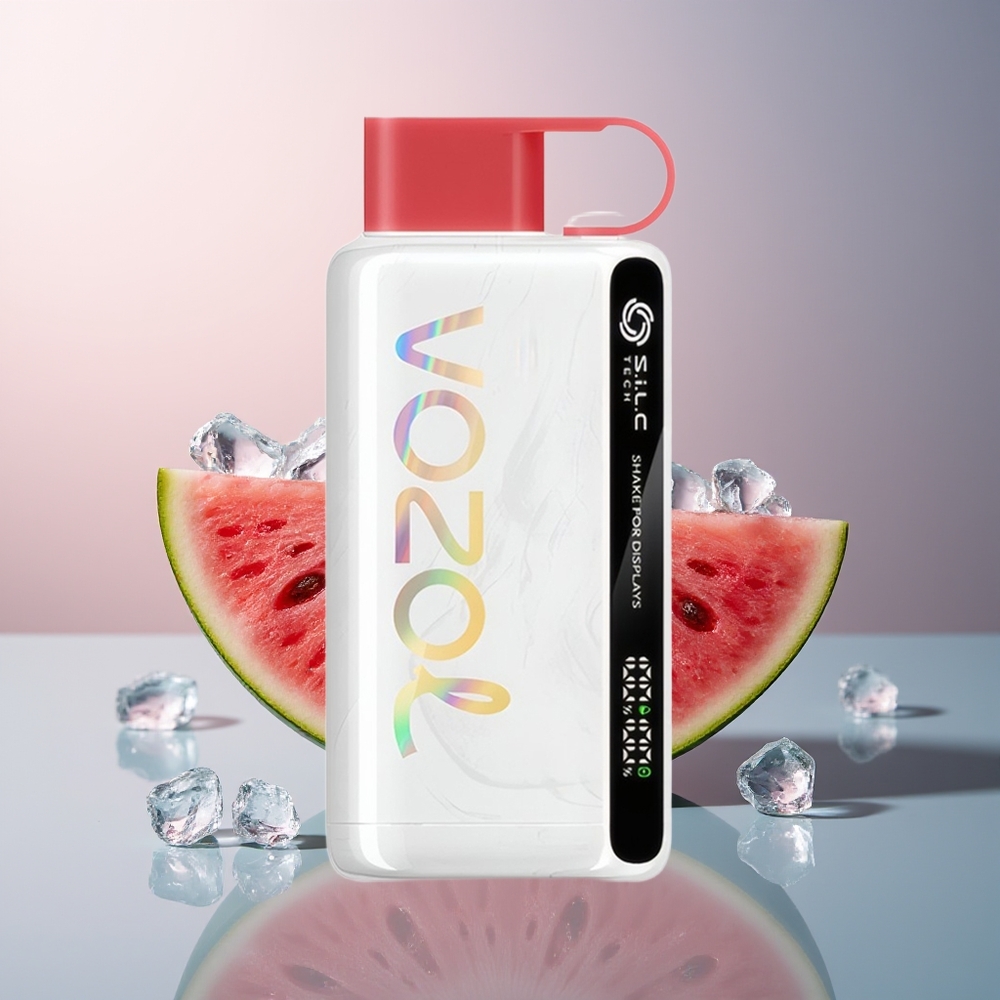VOZOL STAR 9000/12000 Watermeloen IJs met Snellere Oplading en Gerecycled Plastic