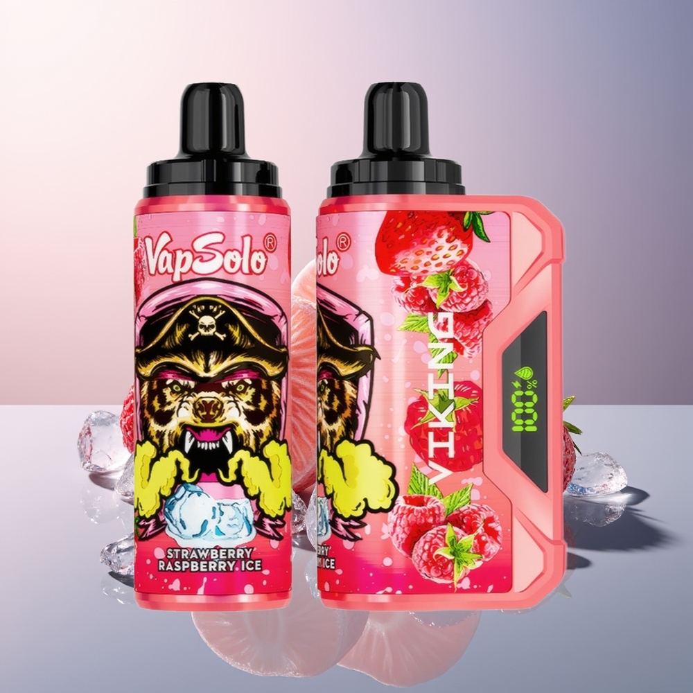 VapSolo VIKING 12000 Aardbei Framboos IJs Type-C 22ml