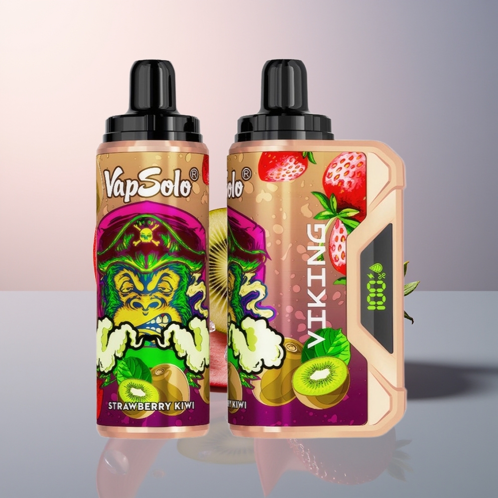 VapSolo VIKING 12000 Aardbei Kiwi Type-C 22ml