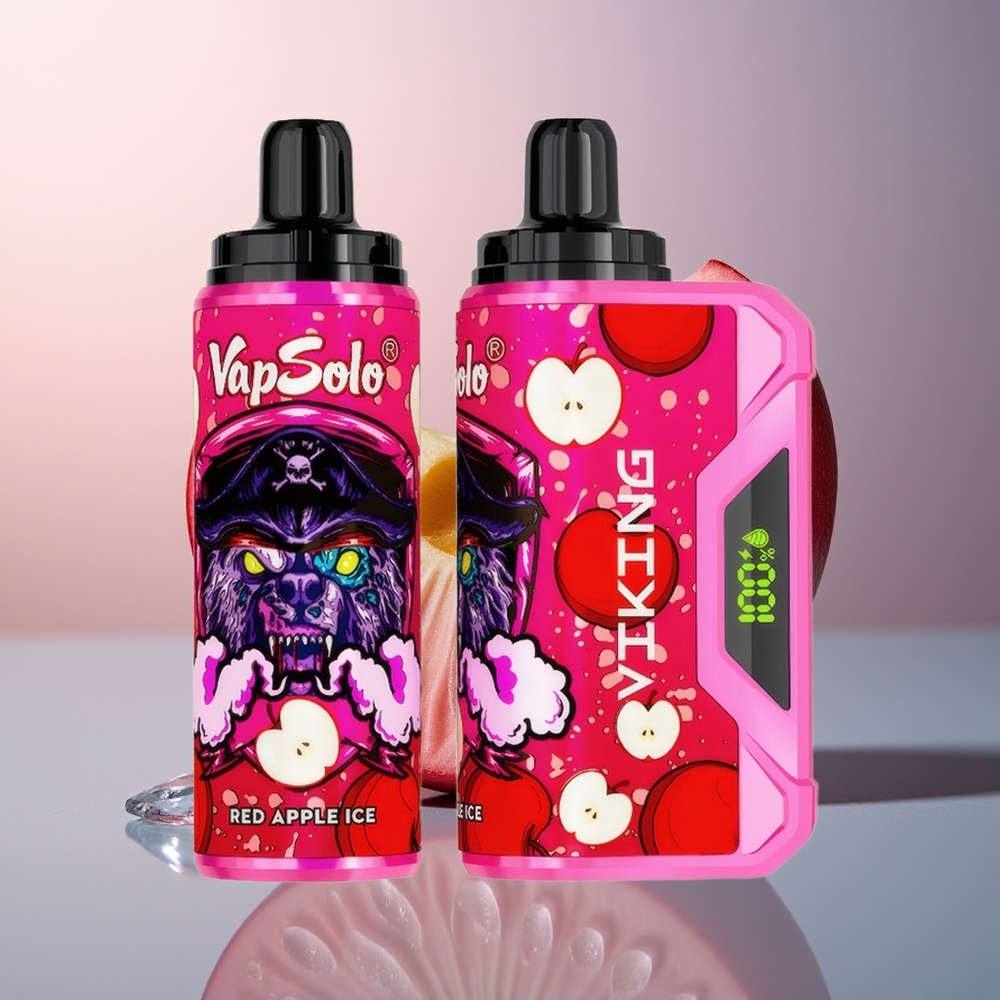 VapSolo VIKING 12000 Rode Appel IJs Type-C 22ml