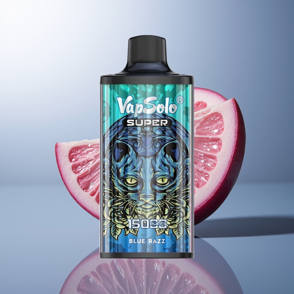 Vapsolo Super 15000 Blauwe Framboos Type-C 850mah Mesh