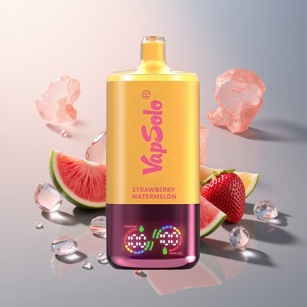 Vapsolo Triple 30000 Aardbei Watermeloen  Citroen Perzik Type-C 40ml
