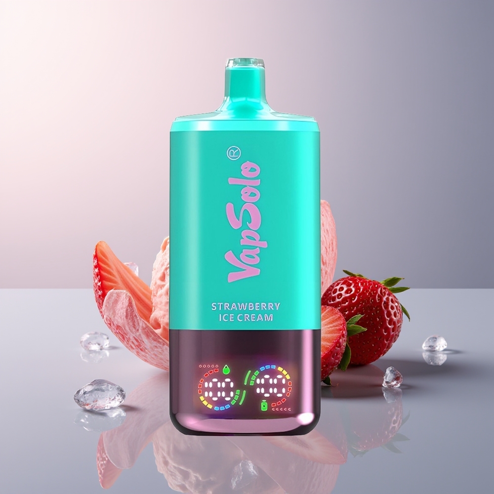 Vapsolo Triple 30000 Aardbeienijs Type-C 40ml