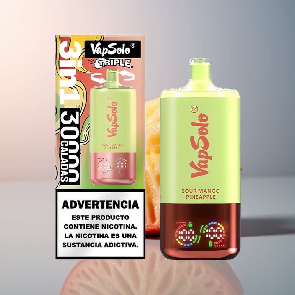 Vapsolo Triple 30000 Zure Mango Ananas Type-C 40ml