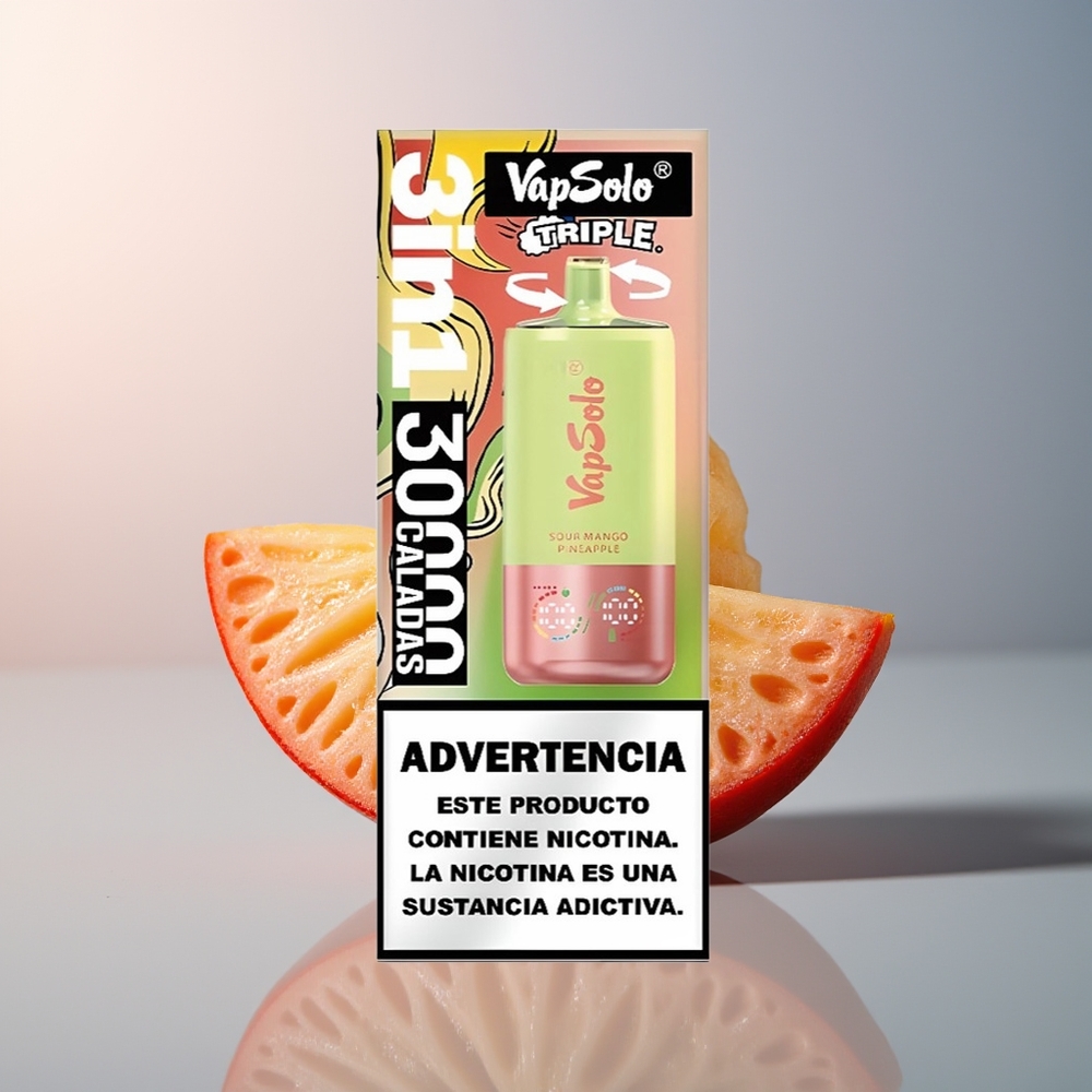 Vapsolo Triple 30000 Zure Mango Ananas Type-C 40ml