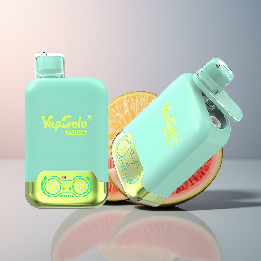 Vapsolo Twins 20000 Drievoudige Meloen  Ananas Kokos 40ml Type-C