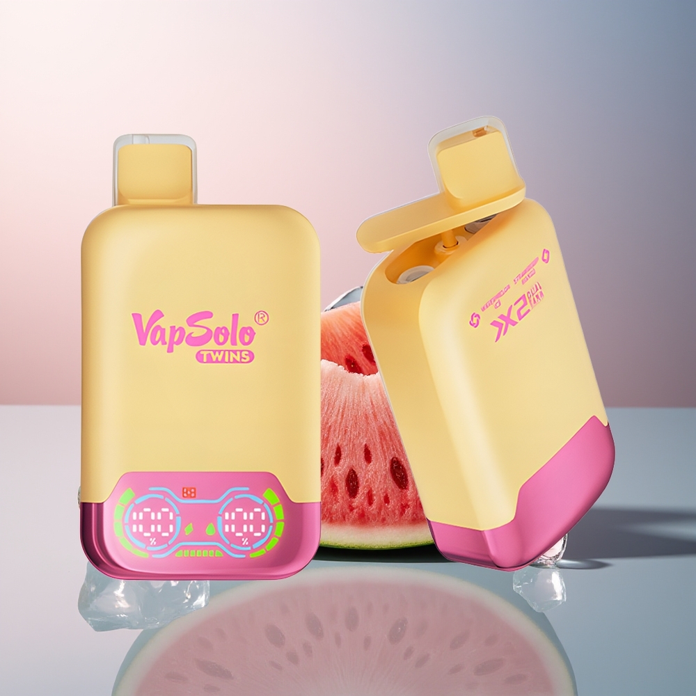 Vapsolo Twins 20000 Watermeloen IJs  Aardbei Mango Type-C 40ml