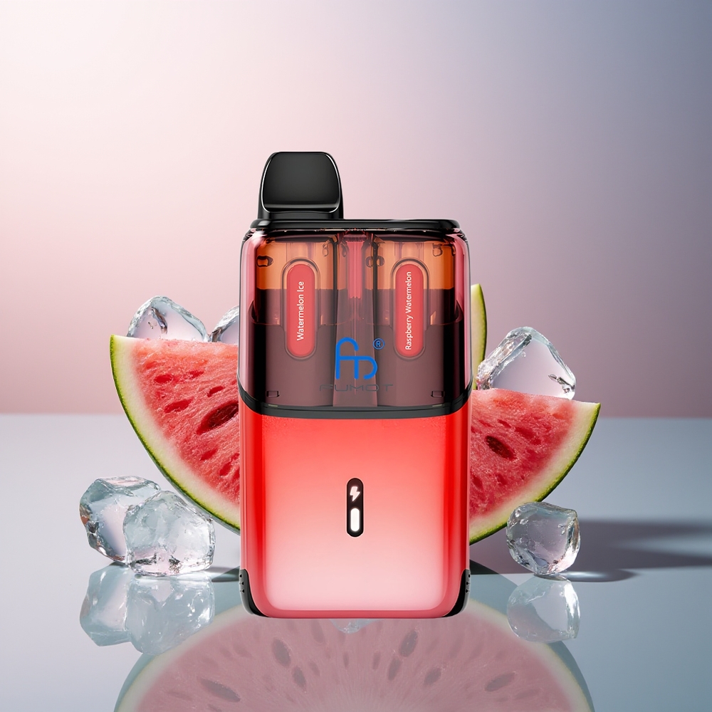 Fumot Ultra T32000 Watermeloen IJs - Framboos Watermeloen met 24ml en Mesh Coil