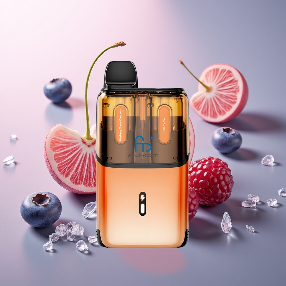 Fumot Ultra T32000 Bosbes Kers Cranberry - Kers IJs met 24ml en Mesh Coil