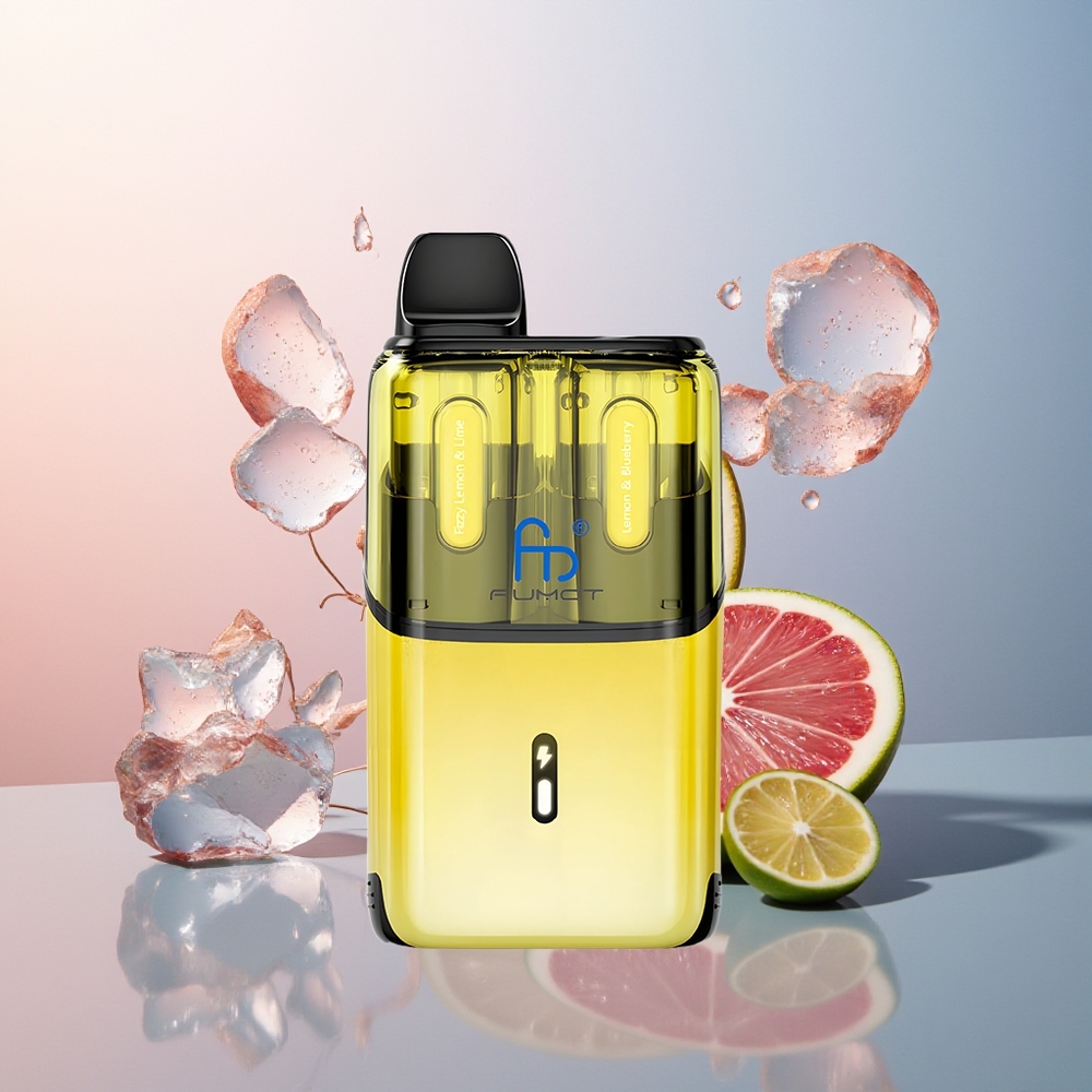 Fumot Ultra T32000 Frisse Citroen Limoen - Citroen Bosbes met Geavanceerde Mesh Coil en Type-C Opladen